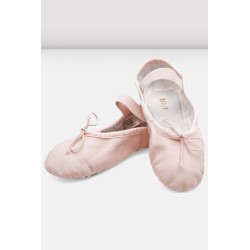 Zapatillas ballet de cuero Dansoft para niños